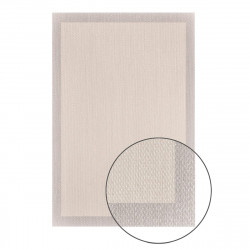 Alfombra exterior/interior pvc SisalTouch 160x230cm tejido plano CINTACOR base antideslizante liso crudo - topo