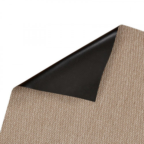 Alfombra exterior/interior pvc SisalTouch 200x290cm tejido plano base antideslizante liso beige