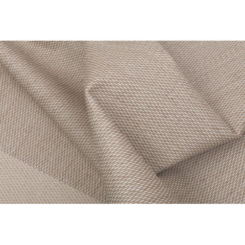 Alfombra exterior/interior pvc Teplon Cenefa 100x150cm tejido plano base antideslizante marco crema / bronce