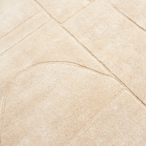 Alfombra hecha a mano Gaon Room - EuroVolter Beige