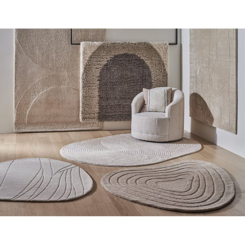 Alfombra hecha a mano Gaon Room - EuroVolter Beige