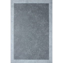 Alfombra pie de cama exterior/interior pvc Teplon 70x120cm tejido plano base antideslizante marco perla / cuarzo
