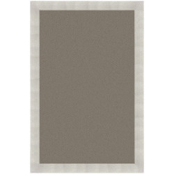Alfombra pie de cama exterior/interior pvc Teplon 70x120cm tejido plano base antideslizante marco oro / natural