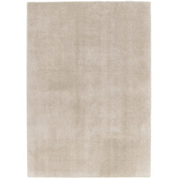 Alfombra poliéster Enzol 200x290cm pelo mediano INSPIRE base antideslizante liso beige paper lavable en lavadora