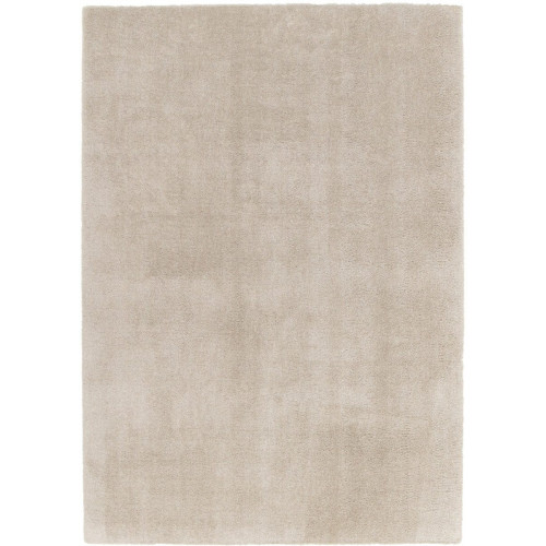 Alfombra poliéster Enzol 200x290cm pelo mediano INSPIRE base antideslizante liso beige paper lavable en lavadora