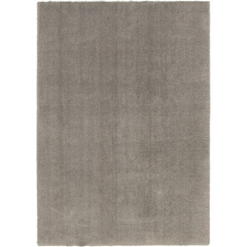 Alfombra poliéster Enzol 200x290cm pelo mediano INSPIRE base antideslizante liso marrón trench lavable en lavadora