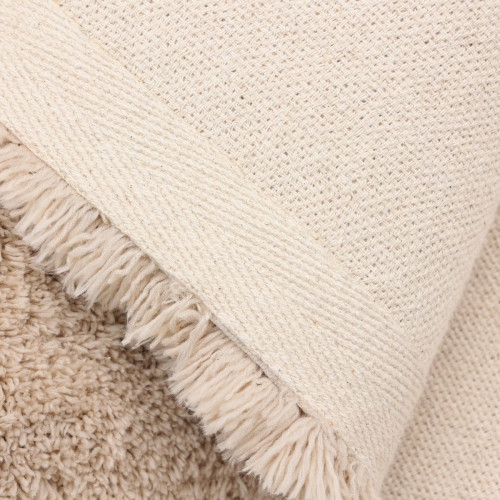 Alfombra poliéster Talka 160x230cm pelo largo INSPIRE liso beige trench
