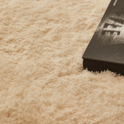 Alfombra poliéster Talka 200x290cm pelo largo INSPIRE liso beige cream