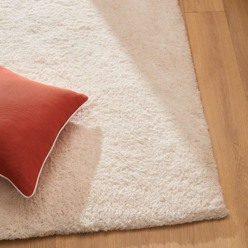 Alfombra poliéster Talka 200x290cm pelo largo INSPIRE liso beige cream
