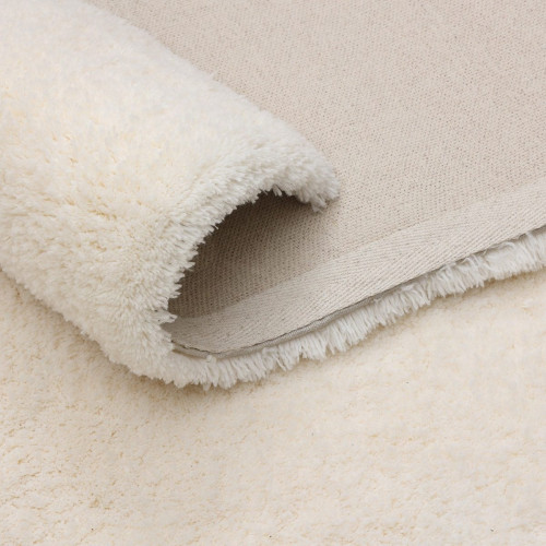Alfombra poliéster Talka 200x290cm pelo largo INSPIRE liso beige cream