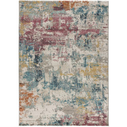 Alfombra polipropileno Balaki Dif 160x230cm pelo corto abstracto multicolor