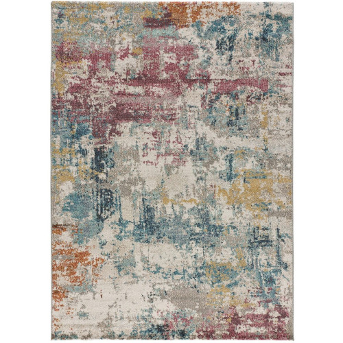 Alfombra polipropileno Balaki Dif 160x230cm pelo corto abstracto multicolor