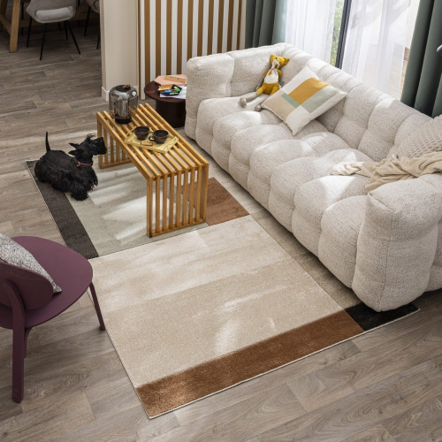 Alfombra polipropileno Milian 160x230cm pelo mediano INSPIRE geométrico multicolor