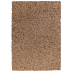 Alfombra polipropileno Shaggy Norge 190x290cm pelo largo liso lino