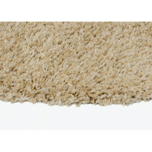 Alfombra polipropileno Shaggy Norge 190x290cm pelo largo liso lino