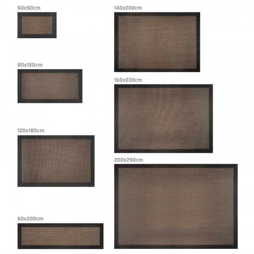 Alfombra vinílica Premium de Alta Gama, Lavable antideslizante y resistente 140x200