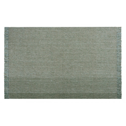 Alfombra yute Comfy 160x230cm tejido plano INSPIRE liso verde cactus