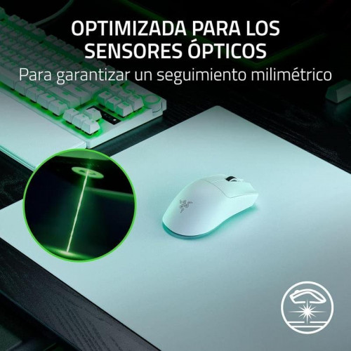 Alfombrilla de ratón Razer Atlas Pro Cristal Templado Ultrafina 1,9 mm 500 x 400 mm Blanco