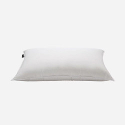 Almohada de doble cámara Plumón Imperial Envolvente Treca Blanco
