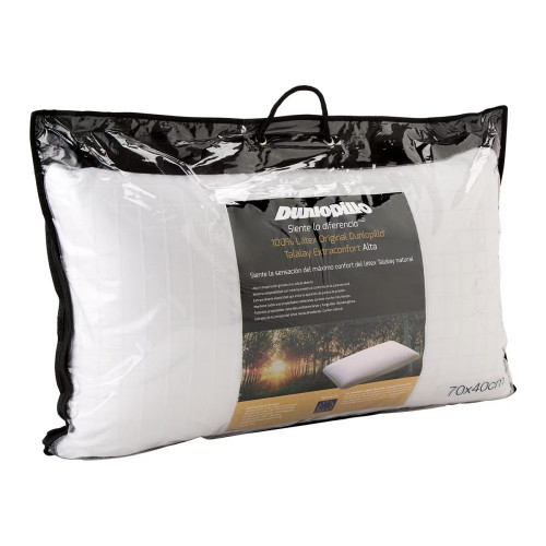 Almohada Látex Talalay Dunlop alta Dunlopillo Blanco