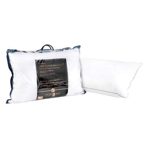 Almohada Plumón Bulkdown Tencel Ferdown Blanco