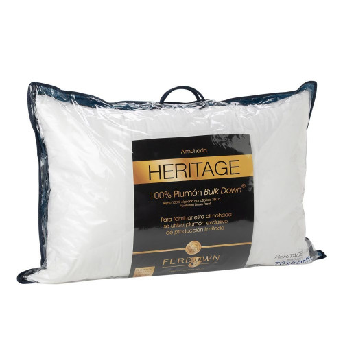 Almohada Plumón Heritage Ferdown Blanco