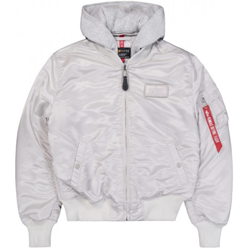 Alpha Industries MA-1 Zip Hood Backprint Bomber Jacket (128113)