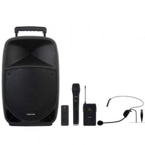 Altavoces Fonestar MALIBU-312 Portátiles Bluetooth 250W 2 micrófonos Karaoke Batería Trolley