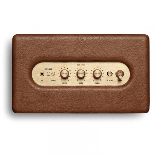Altavoces Marshall Acton III Estéreo Bluetooth 60W Marrón Entrada jack 3.5mm