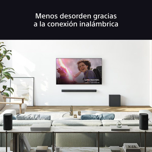 Altavoces traseros inalámbricos BRAVIA Theatre Rear 8. Sonido envolvente mejorado Mapping 360 compatible IMAX ENHANCED. Fácil manejo y control. Negro