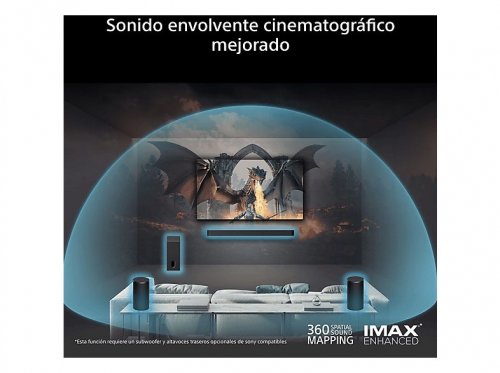 Altavoces traseros - Sony BRAVIA Theatre Rear 9, 2 Altavoces Inalámbricos, 360 Spatial Sound Mapping, IMAX Enhanced, Fácil de usar, SARS9, Negro