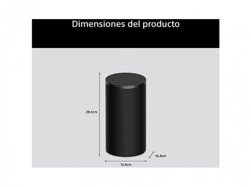 Altavoces traseros - Sony BRAVIA Theatre Rear 9, 2 Altavoces Inalámbricos, 360 Spatial Sound Mapping, IMAX Enhanced, Fácil de usar, SARS9, Negro