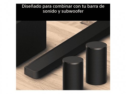 Altavoces traseros - Sony BRAVIA Theatre Rear 9, 2 Altavoces Inalámbricos, 360 Spatial Sound Mapping, IMAX Enhanced, Fácil de usar, SARS9, Negro