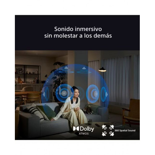 Altavoz de cuello Sony BRAVIA Theatre Bar U, Dolby Atmos, Bluetooth, Doble emparejamiento, función para gaming PS5, 360 Spatial Sound personalizable Negro