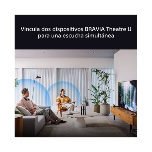 Altavoz de cuello Sony BRAVIA Theatre Bar U, Dolby Atmos, Bluetooth, Doble emparejamiento, función para gaming PS5, 360 Spatial Sound personalizable Negro