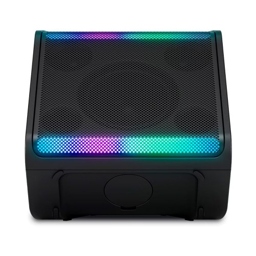 Altavoz gran potencia LG xboom Stage 301, 120W, Bluetooth 5.3 Miracast, hasta 12h batería intercambiable, karaoke, luces LED, para fiestas Negro