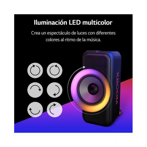 Altavoz portátil LG 2023 XBOOM XL7S 250W Bluetooth Negro