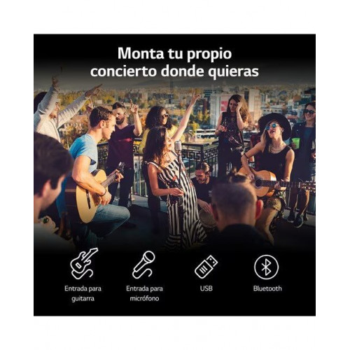 Altavoz portátil LG 2023 XBOOM XL7S 250W Bluetooth Negro