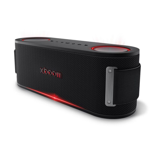 Altavoz portátil LG xboom Bounce, 40W, Bluetooth 5.3 Miracast, hasta 30h batería, resistencia militar, IP67, Negro Negro