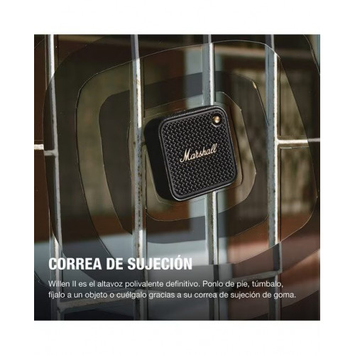 Altavoz portátil Marshall Willen II Black & Brass Negro