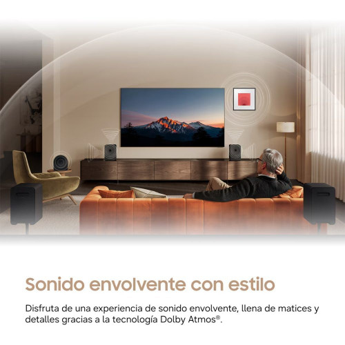 Altavoz Samsung 2026 Music Studio 5 HW-LS51H Dolby Atmos Q-Symphony Wi-Fi Blanco