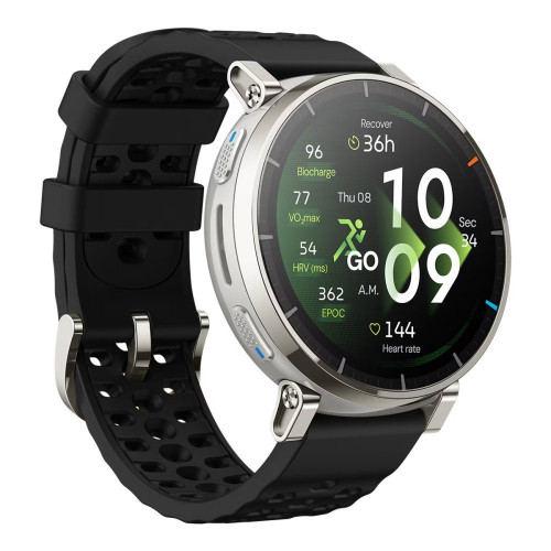 Amazfit Active 3 Premium Plata Smartwatch Plata
