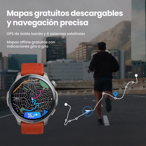 Amazfit Balance 2 Smartwatch con Modo Carrera Hyrox Negro