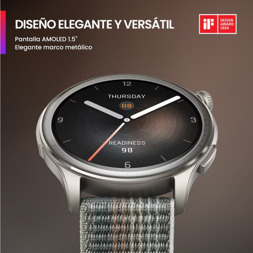 Amazfit Balance Sunset Grey Smartwatch con Modo Carrera Hyrox Gris
