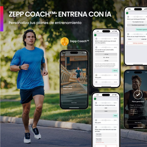 Amazfit Balance Sunset Grey Smartwatch con Modo Carrera Hyrox Gris