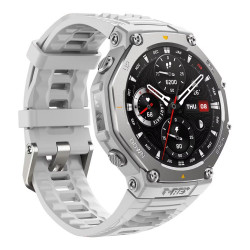 Amazfit T-Rex 3 Haze Gray Smartwatch con Modo Carrera Hyrox Gris claro