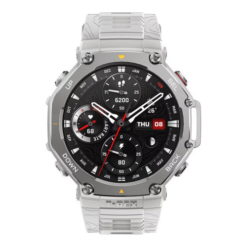 Amazfit T-Rex 3 Haze Gray Smartwatch con Modo Carrera Hyrox Gris claro