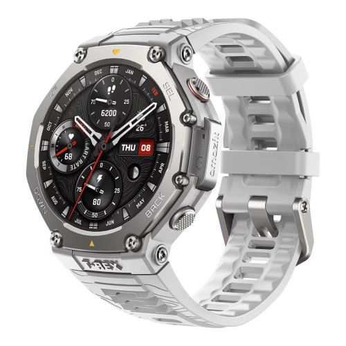 Amazfit T-Rex 3 Haze Gray Smartwatch con Modo Carrera Hyrox Gris claro