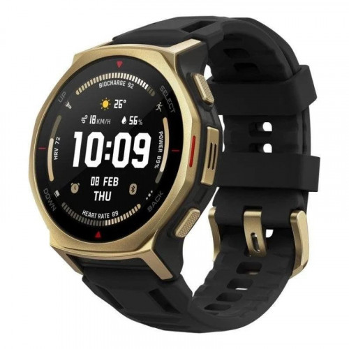Amazfit T-rex 3 Pro GPS NFC 44mm AMOLED Oro Negro Resistencia Agua 10ATM+45m SpO2 Pulsómetro