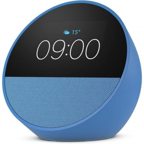 Amazon Echo Spot 2024 Despertador Inteligente con Sonido de Calidad y Alexa Azul